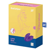 Satisfyer Love Riot Purple Finger Vibrator Waterproof Medical Silicone with 12 Vibration Modes Default Title Finger Stimulator
